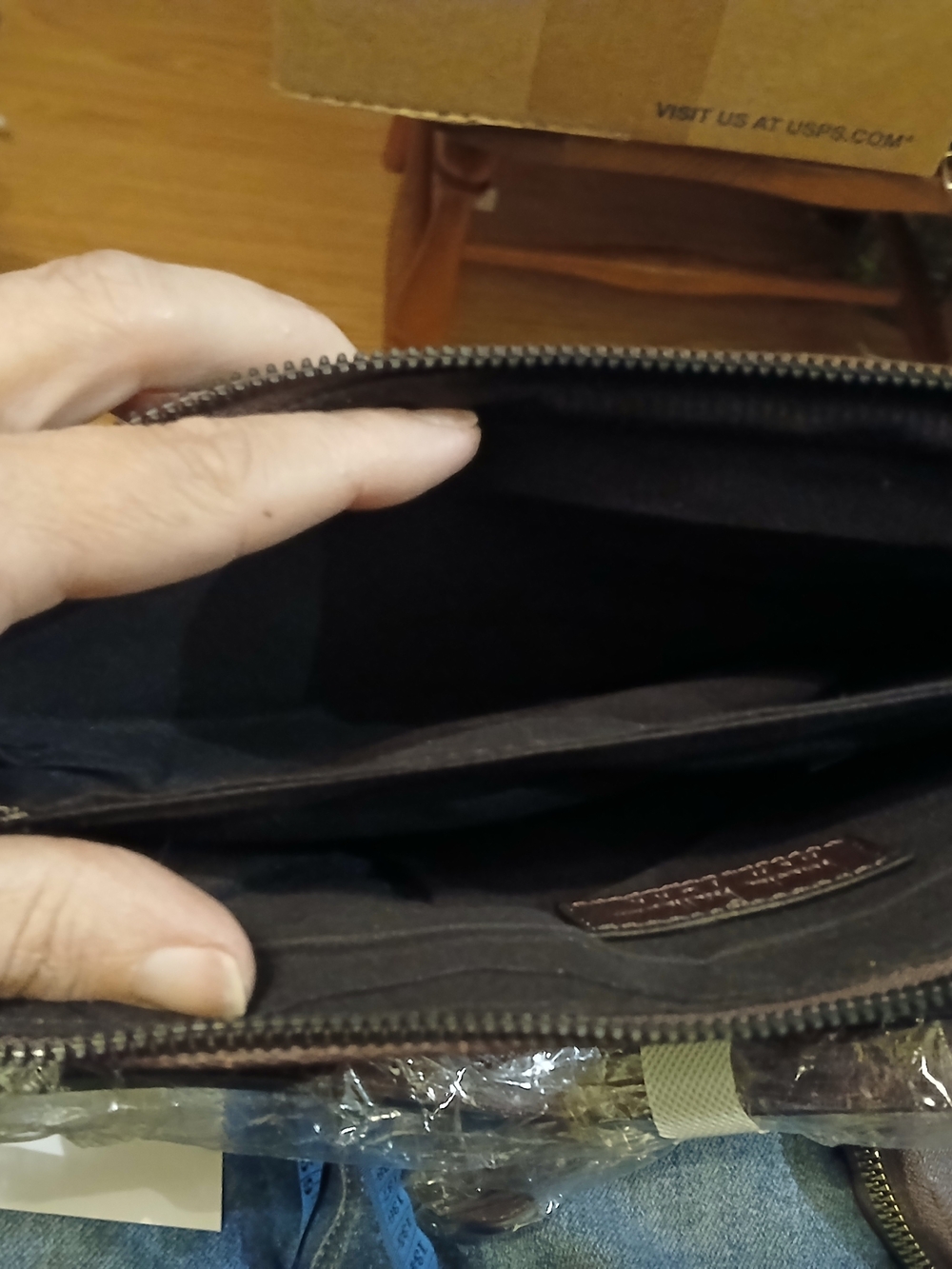 Nicole Miller Crossbody Bag with Coin Pouch - Brown - Picture 7 of 7